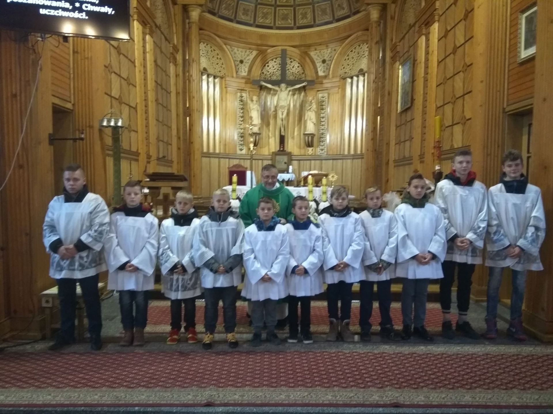 Przyjęcie nowych ministrantów '18