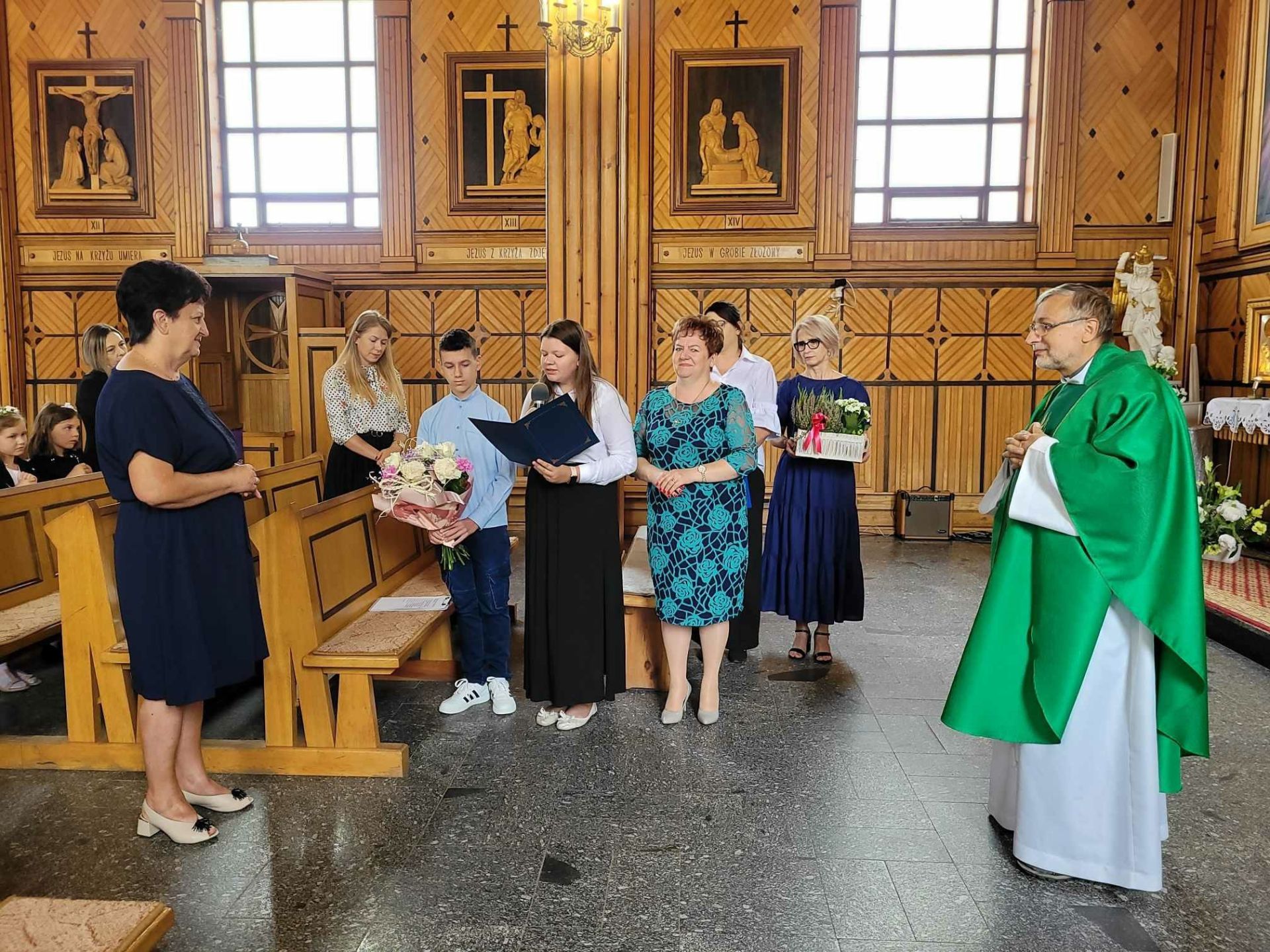 Pożegnanie katechetki z Ulatowa